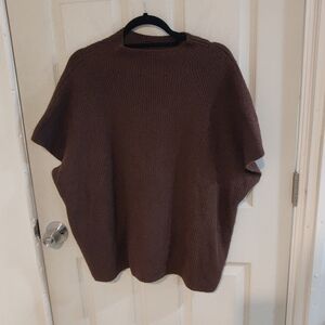 Ann Taylor Factory Brown Sleeveless Sweater